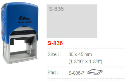 Shiny S836 ไม่มีหมึก