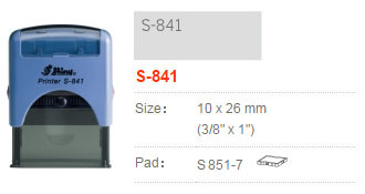 Shiny S841 ไม่มีหมึก