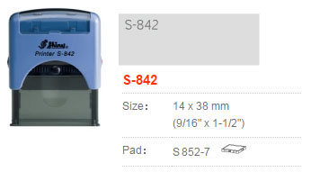 Shiny S842 ไม่มีหมึก