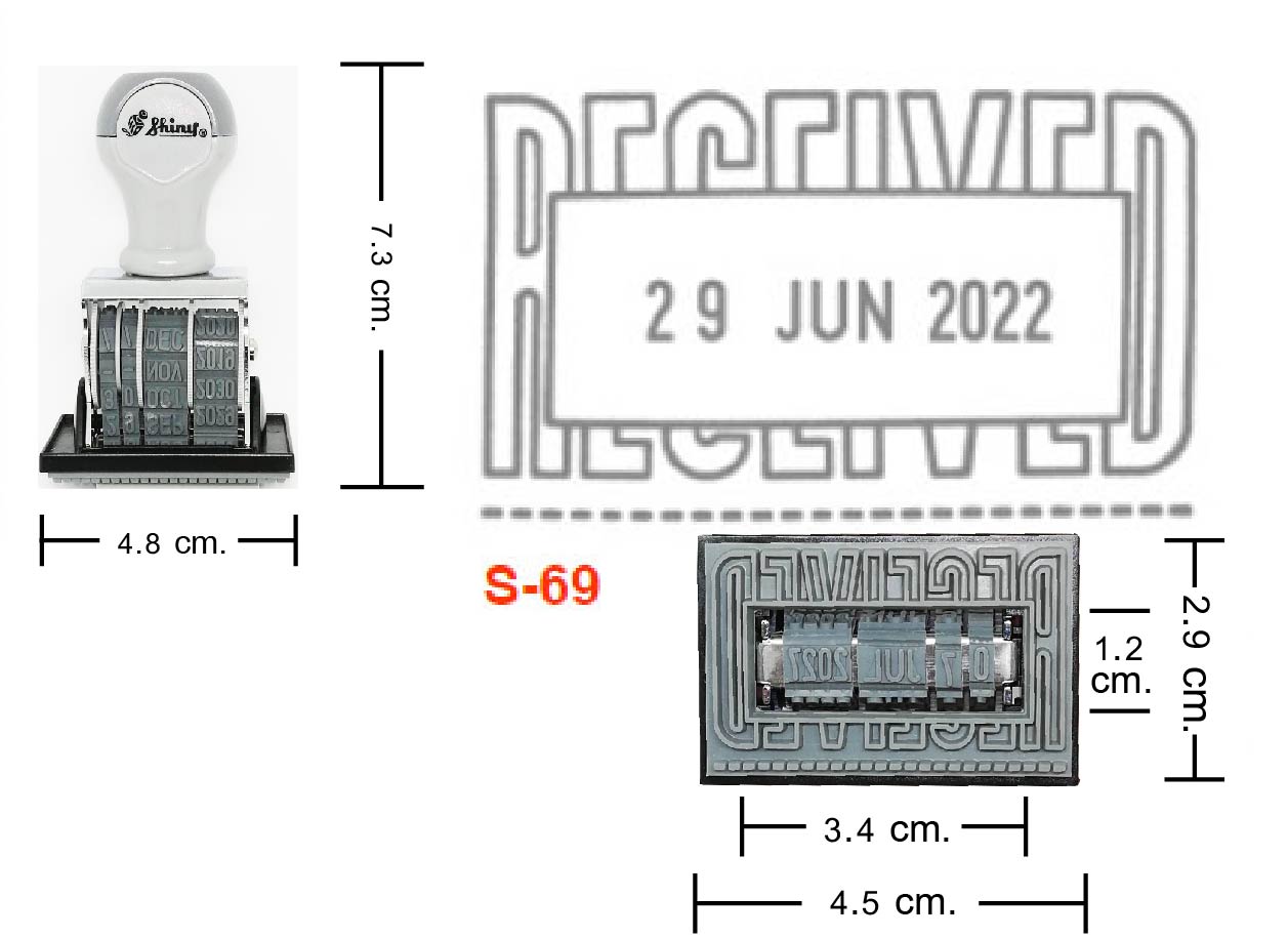 ด้ามธรรมดา มีวันที่ Shiny S-69 - อังกฤษ