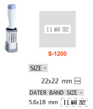 ด้ามธรรมดา มีวันที่&nbsp;Shiny S-1200 22X22&nbsp;-&nbsp;อังกฤษ