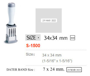 ด้ามธรรมดา มีวันที่&nbsp;Shiny S-1500 34X34&nbsp;-&nbsp;อังกฤษ