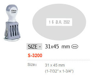 ด้ามธรรมดา มีวันที่&nbsp;Shiny S-3200 OV31X45&nbsp;-&nbsp;ไทย