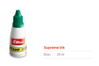 หมึกน้ำ Shiny S-65 สีเขียว&nbsp;28&nbsp;ml.