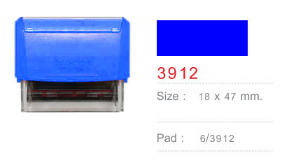 Trodat TR-3912 ECO หมึกสีน้ำเงิน