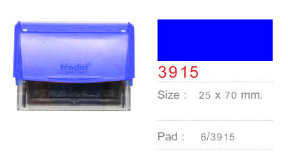 Trodat TR-3915 ECO หมึกสีน้ำเงิน