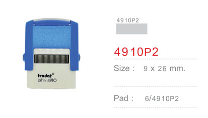 Trodat TR-4910P2 ไม่มีหมึก