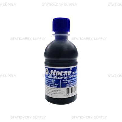 หมึกเติมแท่นม้า 200 cc สี น้ำเงิน