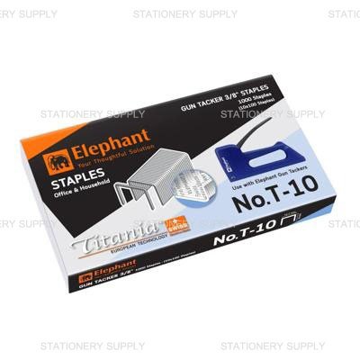 Elephant ลวดยิง No.T-10 MM (แพ็ค10กล่อง)