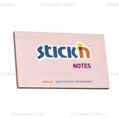 โพสต์อิทสติ๊กเอ็น No.21154 3 x 5 สีชมพู