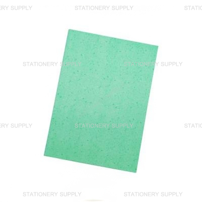 ปกรายงานลายหินอ่อน A4 สีเขียวอ่อน