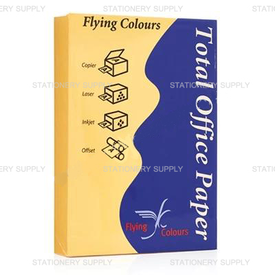 ถ่ายเอกสารสี ฟลายอิ้ง 80 G A4 No.16 เหลืองเข้ม