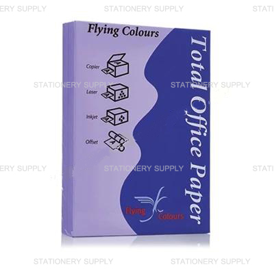 ถ่ายเอกสารสี ฟลายอิ้ง 80 G A4 No.19 ม่วงเข้ม