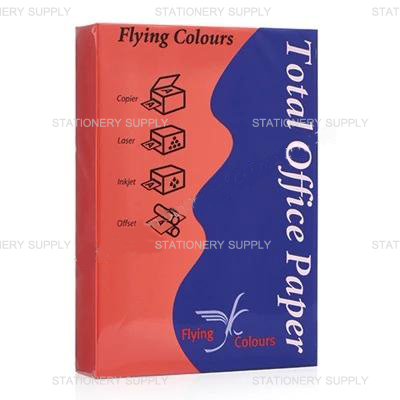 ถ่ายเอกสารสี ฟลายอิ้ง 80 G A4 No.23 ส้มเข้ม