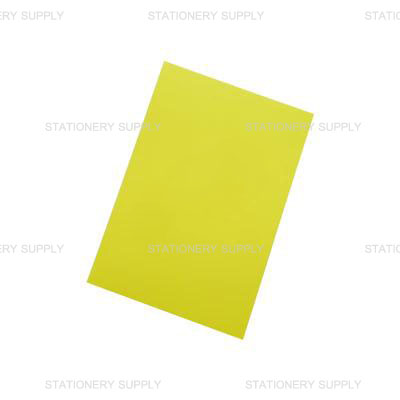 กระดาษการ์ดสีน้ำ150G A4 สีเหลือง