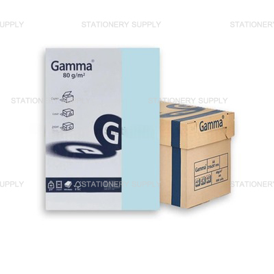 GAMMA ถ่ายเอกสารสี 80G สีฟ้าอ่อน A4 No.308