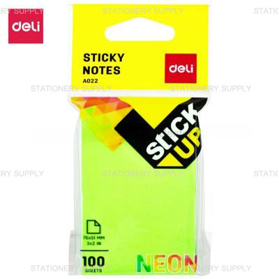 (F_DE) Deli กระดาษโน๊ต76x51mm No.A02202 (แพ็ค12ก้อน)