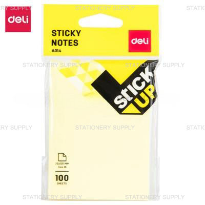 (F_DE) Deli กระดาษโน๊ต76x101mm No.A01402 (แพ็ค12ก้อน)