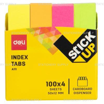 (F_DE) Deli กระดาษโน๊ต 50x12mm No.A11102 (แพ็ค24ถุง)