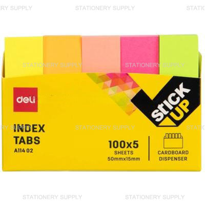 (F_DE) Deli กระดาษโน๊ต 50x15mm No.A11402 (แพ็ค24ถุง)