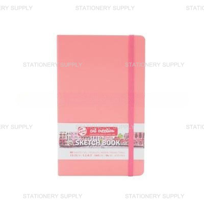 สมุดสเก็ตซ์ปกหนัง สีพีช 13x21 ซม. 140 แกรม (แพ็ค1เล่ม)
