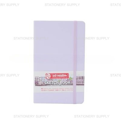 สมุดสเก็ตซ์ปกหนัง สีม่วง 13x21 ซม. 140 แกรม (แพ็ค1เล่ม)