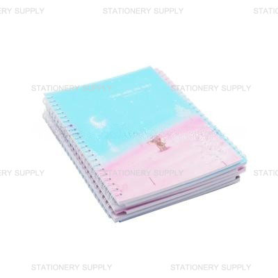 สมุดริมลวด A5 คละลาย 70 แกรม 46 แผ่น (แพ็ค6เล่ม)