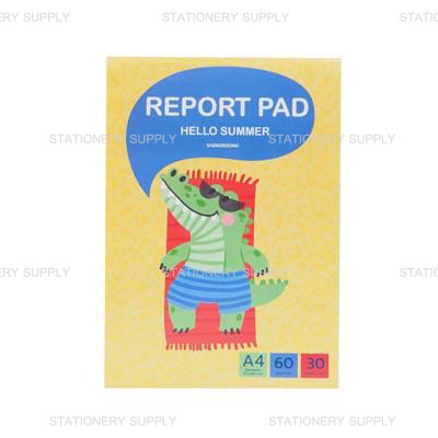 SR สมุดรายงาน A4 30 แผ่น (แพ็ค12เล่ม)