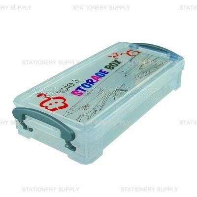 กล่องพลาสติก อเนกประสงค์ ทริปเปิ้ลทรี No.R582-C ขาวใส