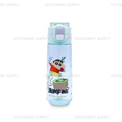 Disney กระบอกน้ำพลาสติก ลายชินจัง สีเขียวมิ้นท์ 560 ml.PLX-41803 (แพ็ค1อัน)