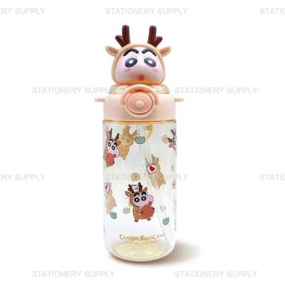 Disney กระบอกน้ำพลาสติก ลายชินจัง-กวาง 650 ml.PLX-41351 (แพ็ค1อัน)