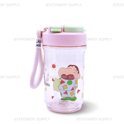 Disney กระบอกน้ำพลาสติก ลายชินจัง สีชมพู 650 ml.PLX-41312 (แพ็ค1อัน)