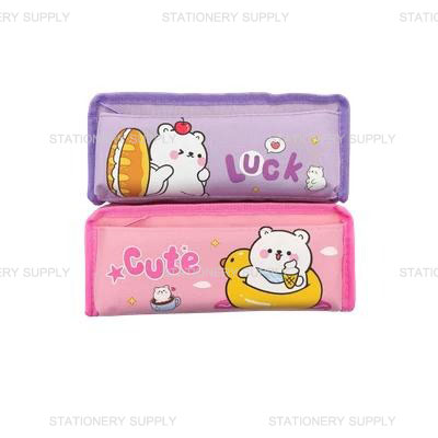 KTS กระเป๋าดินสอ 2 ช่อง No.A-1082 (แพ็ค1ใบ)