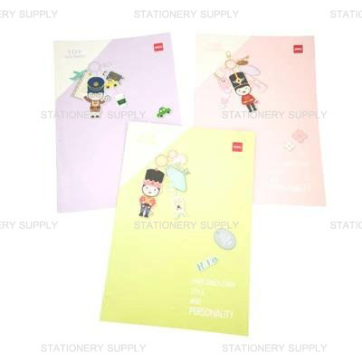 (Pro_De/Bt) Deli สมุดปกแฟนซี 20 แผ่น CND20 65 แกรม (แพ็ค12เล่ม)