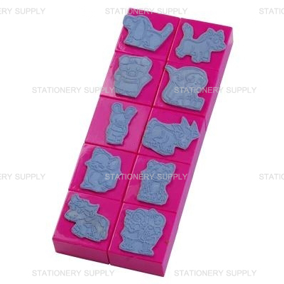 ตรายางชุดระบายสี NO.3-4-5