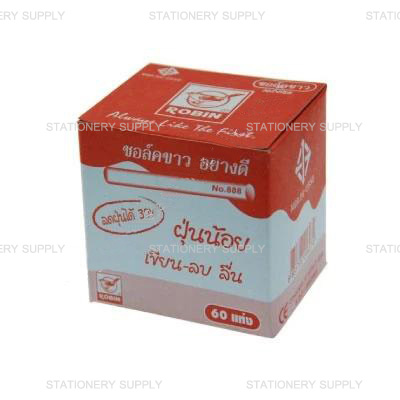 ชอล์คขาวโรบิ้น 60 แท่ง No.888