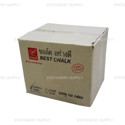 ชอล์คขาวโรบิ้น 60 แท่ง No.888