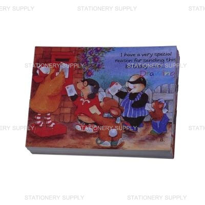 วาดเขียน 8/10 การ์ตูน-หมี-นก