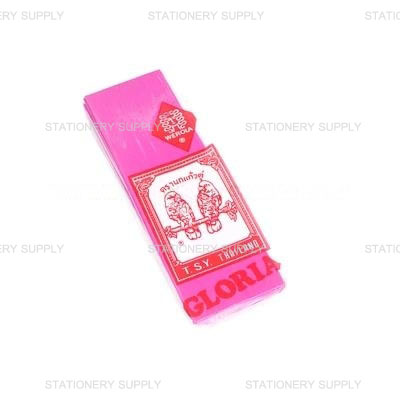 กระดาษย่น 2 หน้า No.70 สีบานเย็น ตรานกแก้วคู่