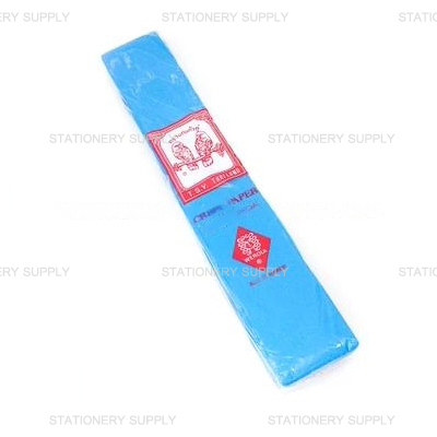 กระดาษย่น 1 ฟุต No.064 สีฟ้า