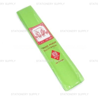 กระดาษย่น 1 ฟุต No.070 สีเขียวอ่อน