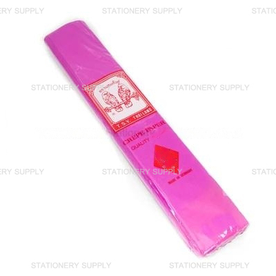 กระดาษย่น 1 ฟุต No.047 สีบานเย็น