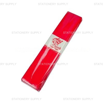 กระดาษย่น 8 ฟุต No.021 สีแดง