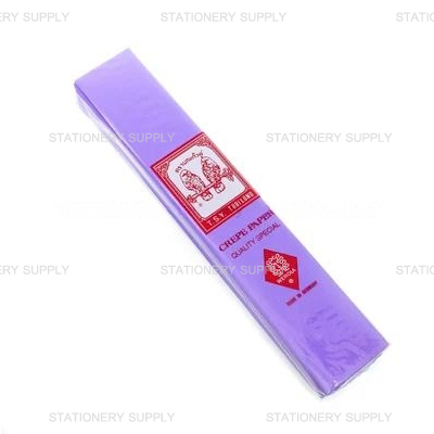 กระดาษย่น 8 ฟุต No.056 สีม่วงอ่อน