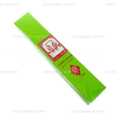 กระดาษย่น 8 ฟุต No.070 สีเขียวอ่อน