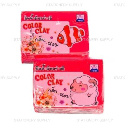 ดินน้ำมัน ฟูจิ No.150 ไร้สาร สีแดง N.7
