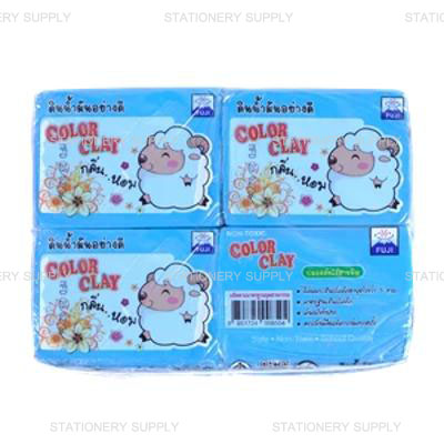 FUJI ดินน้ำมัน No.150 ไร้สาร สีฟ้า N.16 (แพ็ค12ก้อน)