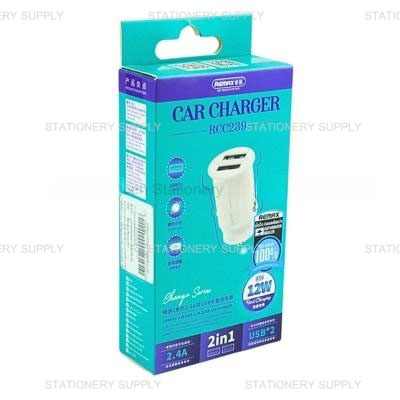 ที่ชาร์จในรถ รีแม็กซ์ 2.4A No. RCC-239 ขาว