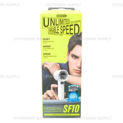 Remax พัดลมพกพา สีเทา RS-SF10 (แพ็ค1อัน)
