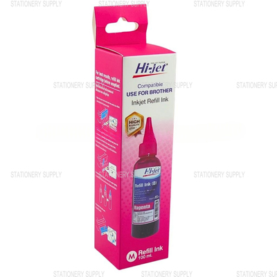 น้ำหมึก ไฮเจ็ท สำหรับเครื่อง บราเดอร์ WBHBM 100ml. สีแดง
